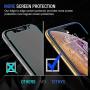 TETHYS Glass Screen Protector Designed for Apple iPhone 11 Pro Max/iPhone Xs Max (6.5") [Edge to Edge Coverage] Full Protection Durable Tempered Glass [Guidance Frame Included] - Pack of 3