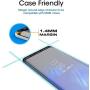 amFilm Glass Screen Protector for Samsung Galaxy S8 Plus, 3D Curved Tempered Glass, Dot Matrix with Easy Installation Tray, Case Friendly (Black)