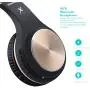 Bluetooth Headphones, Riwbox XBT-80 Folding Stereo Wireless Bluetooth Headphones Over Ear with Microphone and Volume Control, Wireless and Wired Headset for PC/Cell Phones/TV/ipad (Black Gold) Bluetooth Headphones, Riwbox XBT-80 Folding Stereo Wireless Bluetooth Headphones Over Ear with Microphone and Volume Control, Wireless and Wired Headset for PC/Cell Phones/TV/ipad (Black Gold)