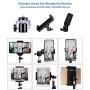 Phone Tripod, 51" Extendable Tripod Stand with Universal Cell Phone/Tablet Holder, Remote Shutter, Compatible with Smartphone & Tablet & Camera for Selfies/Video Recording/Vlogging/Live Streaming