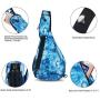 ZZSY Sling Bag, Shoulder Chest Crossbody Backpack Travel Casual Daypack