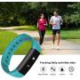 EiffelT Fitness Tracker, Activity Health Tracker with Sleep Monitor Smart Band for Andorid or iOS Smartphones