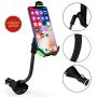 Car Phone Mount, Vansky Gooseneck Car Charger Holder Cradle Mount with Dual USB 3.1A Max Charging Ports for iPhone X/8 Plus/7 Plus/7/6/6S,Samsung Galaxy S5/S6/S7/S8, Google Nexus, Huawei