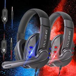 2020 Headphones with Microphone Hi-Fi Gaming Headset Computer Portable Earphone for PC PS4 One Mobile Phone