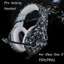 ENVEL Noise Cancelling Gaming Headset for Nintendo Switch/PS4,Surround Sound Stereo Volume Control One Key Mute,Gamer Omnidirectional Microphone Work for Xbox One S/PC/Laptop/Mac/PS3/Phone and More