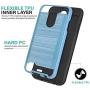 CasemartUSA Phone Case for [LG Rebel 4 LTE (L212VL, L211BL)], [Protech Series][Baby Blue] Shockproof Cover Impact Resistant for Rebel 4 LTE (Tracfone, Simple Mobile, Straight Talk, Total Wireless)