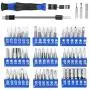 ORIA Screwdriver Set, 84 in 1 with 56 Bits Magnetic Repair Tool Kit with Universal Socket Wrench, Magnetic Parts Tray, Portable Bag for Smartphone, Computer, Tablet, PC, Blue and Black ORIA Screwdriver Set, 84 in 1 with 56 Bits Magnetic Repair Tool Kit with Universal Socket Wrench, Magnetic Parts Tray, Portable Bag for Smartphone, Computer, Tablet, PC, Blue and Black