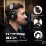 EKSA E900 USB Gaming Headset-Xbox One Headset with 7.1 Surround Sound, PS4 Headset Noise Cancelling Headset with Mic&LED Light, Compatible with PC, PS4, Xbox One Controller, Nintendo Switch