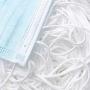 55 Yards 1/8 Inch High Elastic Bands for DIY Masks, 3mm White Wide Elastic String Rope for Self-Making Masks, DIY Sewing Craft