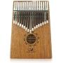 Lark Music 17 Key Mahogany Kalimba African Thumb Piano Finger Percussion Keyboard Portable Music Instrument Key C