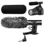 Camera Microphone,Veksun Video Microphone for DSLR Interview Shotgun Mic for Canon Nikon Sony Panasonic Fuji Videomic with Windscreen 3.5mm Jack Camera Microphone,Veksun Video Microphone for DSLR Interview Shotgun Mic for Canon Nikon Sony Panasonic Fuji Videomic with Windscreen 3.5mm Jack