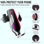 Wireless Car Charger, 10W Qi Auto-Clamping Car Charger Mount, Air Vent Dashboard Fast Charging Car Charger Holder Compatible iPhone SE/11/11 Pro/11 Pro Max/Xs MAX/XS/XR/X/8/8+, Samsung S10/S10+/S9/S9+