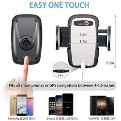 Cell Phone Holder for Car - BEYYON Dash Mount Car Phone Holder for iPhone 11 Pro Xs Max XR X 8, Samsug Galaxy S10+ S9 S8, Note 9, LG, Huawei