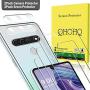 QHOHQ 3 Pack Screen Protector for LG Stylo 6 with 2 Packs Camera Lens Protector, Tempered Glass Film, [9H Hardness] - HD - [2.5D Edge] - [Anti-Fingerprint] - [Anti-Scratch]
