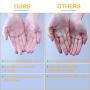 Outdoor Travel Hand Washing Soap Pape Sheets,Portable Camping Hand Soap,Hiking Washing Hand Bath Paper Soap for Kids,Camping,Tourism,Travel,BBQ,Party,School,Girls,etc.(5 Pack x 30 Sheets,Rose Scent)