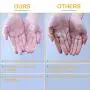 Outdoor Travel Hand Washing Soap Pape Sheets,Portable Camping Hand Soap,Hiking Washing Hand Bath Paper Soap for Kids,Camping,Tourism,Travel,BBQ,Party,School,Girls,etc.(5 Pack x 30 Sheets,Rose Scent)