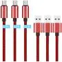 Micro USB Cable 10ft 3Pack by Ailun High Speed 2.0 USB A Male to Micro USB Sync Charging Nylon Braided Cable for Android Phone Charger Cable Tablets Wall and Car Charger Connection Red Micro USB Cable 10ft 3Pack by Ailun High Speed 2.0 USB A Male to Micro USB Sync Charging Nylon Braided Cable for Android Phone Charger Cable Tablets Wall and Car Charger Connection Red