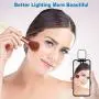 CHSMONB Mini LED Selfie Light, Rechargeable 2 Adjustable Brightness Camera Fill Light Compatible for Any Cell Phones Tablet Photography Video (Black) CHSMONB Mini LED Selfie Light, Rechargeable 2 Adjustable Brightness Camera Fill Light Compatible for Any Cell Phones Tablet Photography Video (Black)