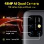 UMIDIGI Power 3 6150mAh Monster Battery Unlock Cell Phone, 48MP Ultra Wide Macro Quad Camera, 6.53" FHD+ Android 10 Mobile 4G+64GB Phone 2 + 1 Card Slots, 18W Fast Charging(Support Reverse),Grey