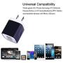 USB Wall Charger,USB Cubes,Sicodo 3-Pack Universal Travel 2.1A Dual Port Plug Charging Block Compatible with iPhone X/8/7/6,Tablet, Samsung Galaxy S10,S10+,S9,S8, S7 S6 Edge, HTC, LG, Sony, Nokia