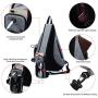 Tudequ Dry Wet Separation Sling Crossbody Chest Bag Backpack Casual Daypack for Men Women Teens