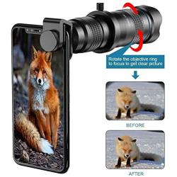 Apexel High Power 28x HD Phone Telephoto Lens with Remote Shutter Works with iPhone X/XR Samsung Pixel Android Any Smartphones