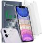 Ferilinso Screen Protector for iPhone 11 with 3 Pack Camera Lens Protector, 3 Pack Tempered Glass Film for iPhone 11 6.1 Inch