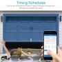 TEEKAR WiFi Garage Door Opener Kit Smartphone Control Garage Door Switch Controller Compatible with Alexa/Siri/Google Home/IFTTT