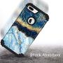 iPhone 8 Plus Case, iPhone 7 Plus Case, Hocase Heavy Duty Shockproof Protection Hard Plastic+Silicone Rubber Hybrid Protective Case for iPhone 7 Plus/iPhone 8 Plus - Blue Marble