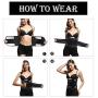 DHINGM Postpartum Abdomen Belt, Belt Belt Shaping Body and Plastic Belt, Body Corset, Sports Thin Waist Corset Abdomen Belt, Slimming Body Plastic Belt (Size : XXL)