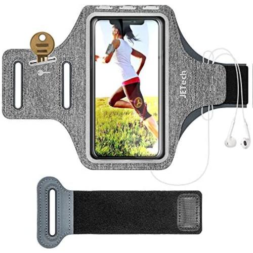 JETech Cell Phone Armband Case for Apple iPhone SE(2020)/11/11 Pro/XR/XS/X/8 Plus/7 Plus/8/7/6s/6, Samsung Galaxy S10/S9/S9+, Adjustable Band, w/Key Holder and Card Slot, for Running, Walking, Hiking JETech Cell Phone Armband Case for Apple iPhone SE(2020)/11/11 Pro/XR/XS/X/8 Plus/7 Plus/8/7/6s/6, Samsung Galaxy S10/S9/S9+, Adjustable Band, w/Key Holder and Card Slot, for Running, Walking, Hiking