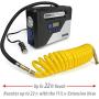 TireTek RX-i Portable Air Compressor Pump 12V Digital Tire Inflator with Gauge + Auto Shut Off