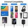 Magnetic Charging Cable, (5-Pack, 1ft/3ft/6ft/6ft/10ft) 3 in 1 USB Magnetic Phone Charger Cable Nylon Braided Magnet Charger Cable Compatible with Micro USB, Type C Smartphone and iProduct Device Magnetic Charging Cable, (5-Pack, 1ft/3ft/6ft/6ft/10ft) 3 in 1 USB Magnetic Phone Charger Cable Nylon Braided Magnet Charger Cable Compatible with Micro USB, Type C Smartphone and iProduct Device