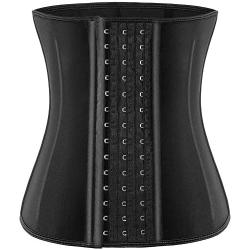 ECOWALSON Waist Trainer for Women Corset Cinher Body Shaper with Steel Bones and Extender