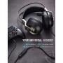Mpow EG3 Pro - Over-Ear Gaming Headset for PC,PS4,Xbox One, Nintendo Switch,3D Surround Sound,Noise Cancelling Mic&Soft Memory Earmuff