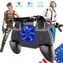 Mobile Game Controller Mobile Gaming Trigger for PUBG/Fortnite/Rules of Survival Gaming Grip and Gaming Joysticks for 4.5-6.5inch Android iOS Phone