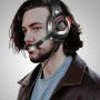 Gaming Headset for PS4, PC, Xbox One, Nintendo Switch, Laptop, PHOINIKAS H9 Xbox One Headset, 7.1 Stereo Sound, Over Ear Headphones with Microphone, Noise Isolating, LED Light, Volume Control (Red)