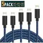 iPhone Charger Cable, Lightning Cable MFi Certified Nylon Braided iPhone Charger Cable Fast Charging Cable Lead for iPhone iPhone Charger Cable, Lightning Cable MFi Certified Nylon Braided iPhone Charger Cable Fast Charging Cable Lead for iPhone