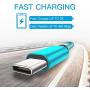 USB C Cable, MARGE PLUS Type C Charging Cable 3 Pack (6Ft) Braided Fast Charging Cord Compatible with Samsung Galaxy A20 A50 A51 A71 A10 A10e S10 S20 Plus Note10, LG Stylo 5 4,and Other USB C Device