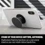 PopSockets: PopGrip with Swappable Top for Phones & Tablets - Black
