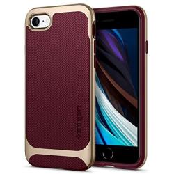 Spigen Neo Hybrid Designed for Apple iPhone SE 2020 Case/Designed for iPhone 8 Case (2017) / Designed for iPhone 7 Case (2016) - Burgundy