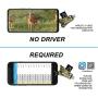 Liplasting Trail Game Camera Viewer SD Card Reader for iPhone iPad Mac & Android, 4 in 1 SD/Micro SD/TF Memory Card Reader Adapter to View Hunting Game Camera Photos or Videos on Smartphone