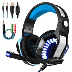 Beexcellent Gaming Headset, 2019 Newest GM-2 Gaming Headphone with LED Light for PS4, Xbox One Laptop, Tablet Mobile,Phones PC