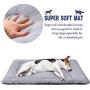 PETSGO Super Soft Crate Mats(1 in High Dog & Cat Beds for Crates-（Not Suit Chewer) Machine Wash & Dryer Friendly-Anti-Slip Pet Beds for Pets Sleeping