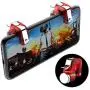 MeterMall Funny for Metal Smart Phone Mobile Gaming Trigger for PUBG Mobile Gamepad Fire Button Aim Key L1 R1 Shooter PUBG Controller