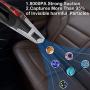 KUTIME Car Vacuum, 8000PA car Vacuum Cleaner high Power Cordless (with LED Light), 2600mAh Lithium Battery,Car Accessories Suitable for Home and Car