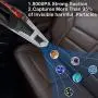 KUTIME Car Vacuum, 8000PA car Vacuum Cleaner high Power Cordless (with LED Light), 2600mAh Lithium Battery,Car Accessories Suitable for Home and Car