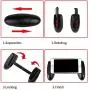 RONSHIN Mobile Controller,4-Click Metal PUBG Mobile Controller Portable Gamepad L1 R1 Trigger Aim L1R1 Shooter Phone Game Fire Button Black