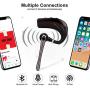 HonShoop Bluetooth Headset Handsfree Wireless Bluetooth Earpiece V5.0 in Ear with Stereo Mic for Compatible iPhone Android Cell Phones Business/Workout/Driving