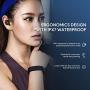 True Wireless Stereo HiFi Earbuds, VOTOMY TWS Earphones Qualcomm Bluetooth 5.0 Noise Isolation Mic in Ear Headphone 2500mAh Power Bank LED Display IPX7 Waterproof 150H Playtime Touch Control for Gym